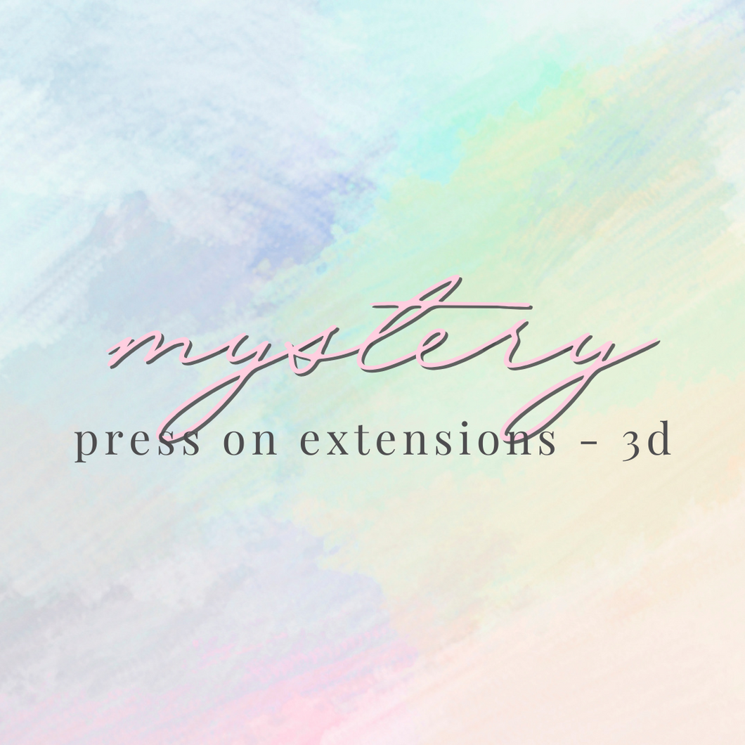 Mystery Press On Extensions - 3D