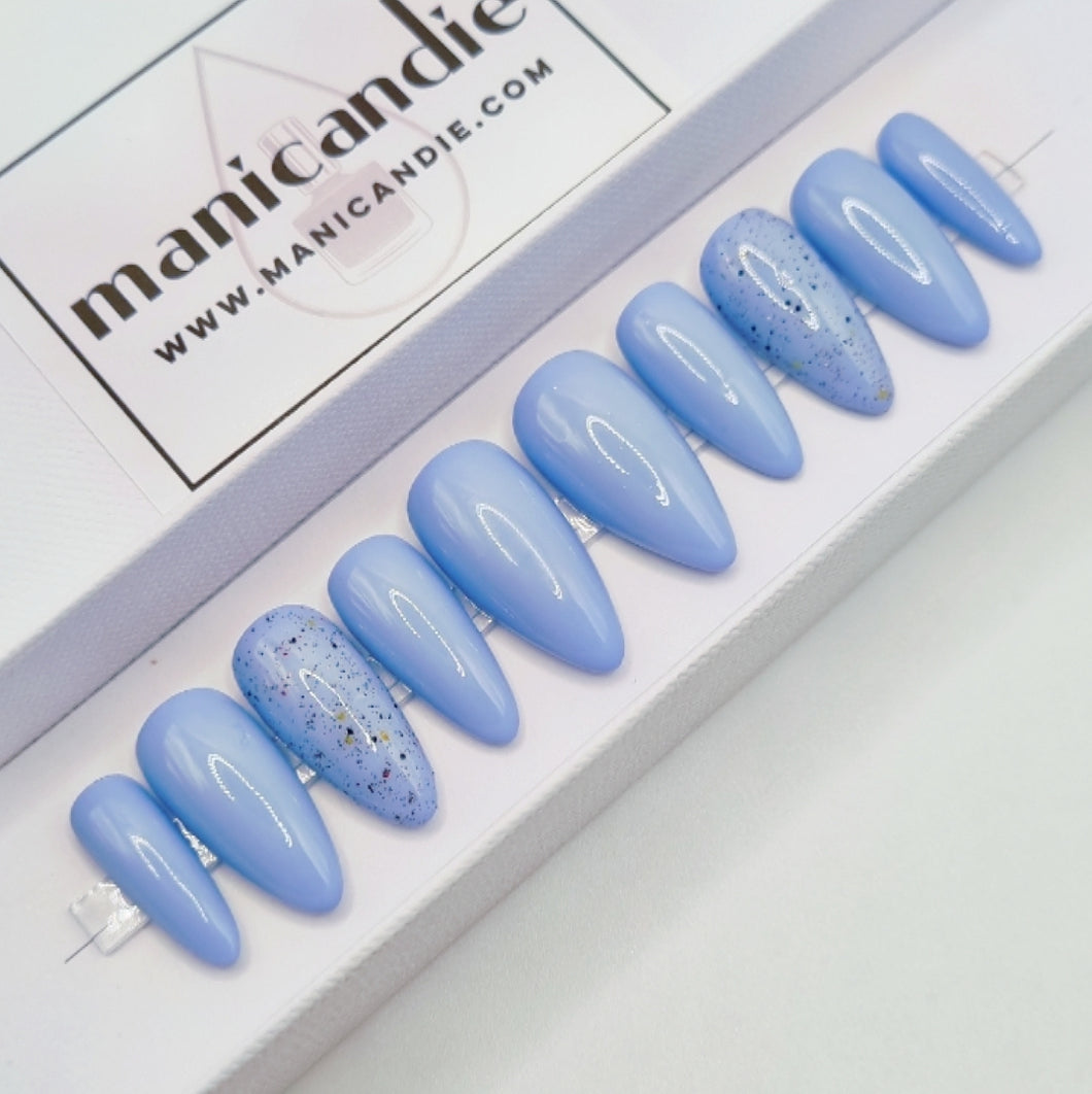 Speckled Press On Extensions