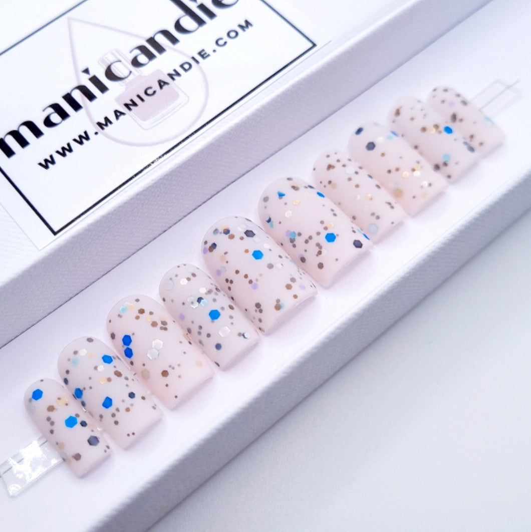 Terrazzo Press On Extensions