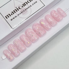 Load image into Gallery viewer, Rose Quartz Press On Extensions
